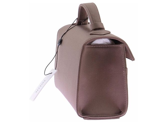 Autre Marque Pochette SAVETTE Symmetry de piel camel - vista 4