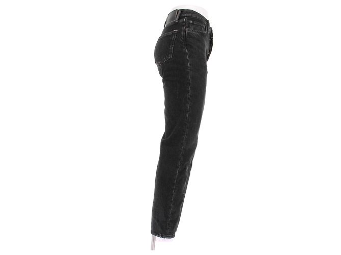 Acne Studios Schwarze Jeans aus Baumwolle - Ansicht 3