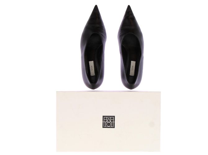 Totême Schwarze Leder-Pumps - Ansicht 7