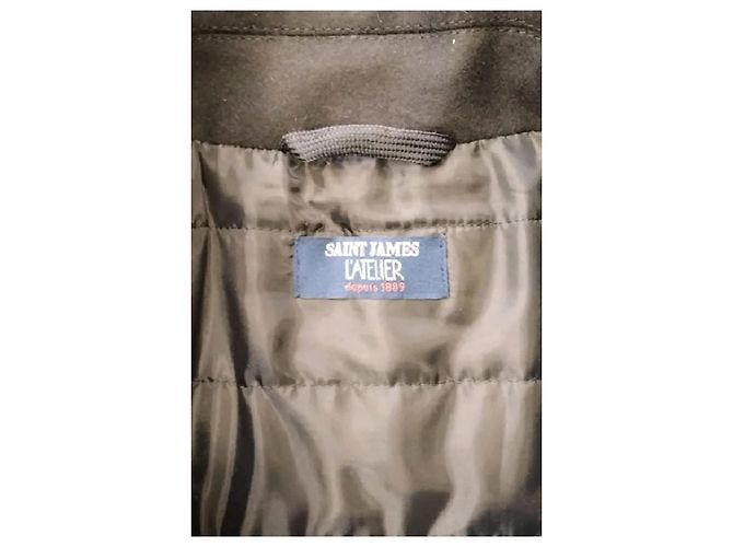 Giacca corta doppiopetto Saint James blu navy - vista 7