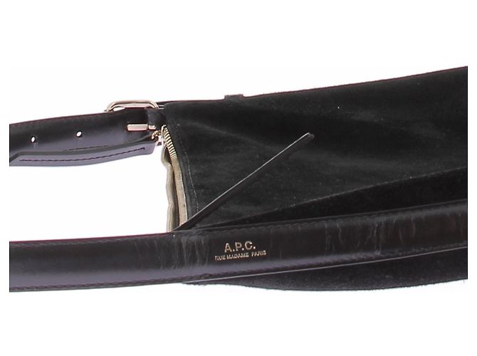Sac Vera Apc en cuir noir - vue 4
