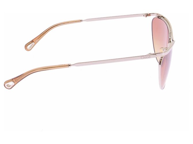 Chloé Solaires marron et dorées - view 4