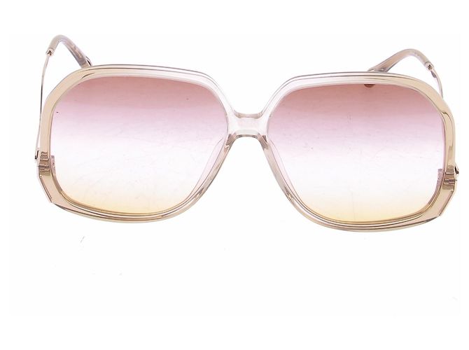 Chloé Óculos de sol bege "Wavy" - vista 2