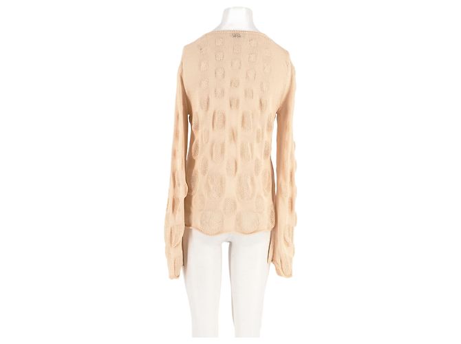 Autre Marque OF PLANET EARTH Beiger Baumwollpullover mit Langarm - Ansicht 2