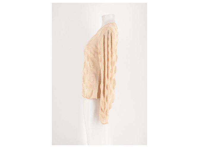 Autre Marque OF PLANET EARTH Beiger Baumwollpullover mit Langarm - Ansicht 3