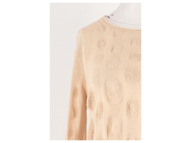 Autre Marque OF PLANET EARTH Beiger Baumwollpullover mit Langarm - Ansicht 6