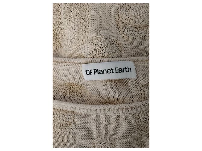Autre Marque OF PLANET EARTH Beiger Baumwollpullover mit Langarm - Ansicht 7