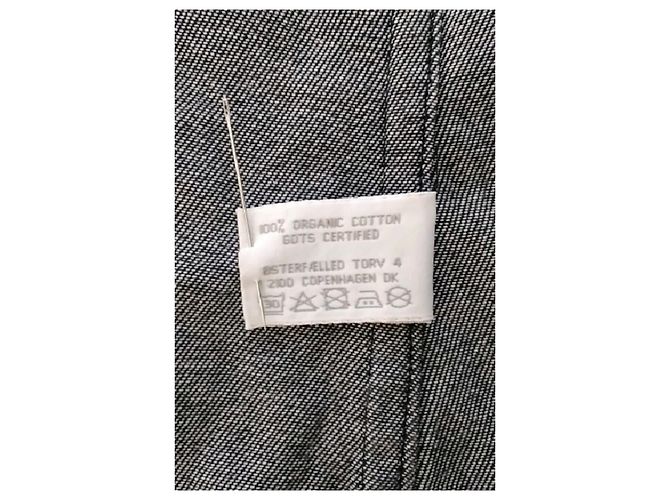 Autre Marque Top tank cropped NYNNE de algodón azul con detalle de anillo - vista 8