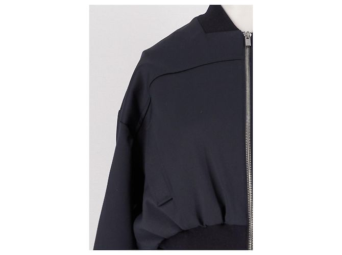 Maje Short Black Bomber Jacket - view 6
