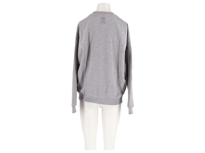 Autre Marque LA DOUBLEJ Grauer Baumwoll-Sweatshirt Divine - Ansicht 2