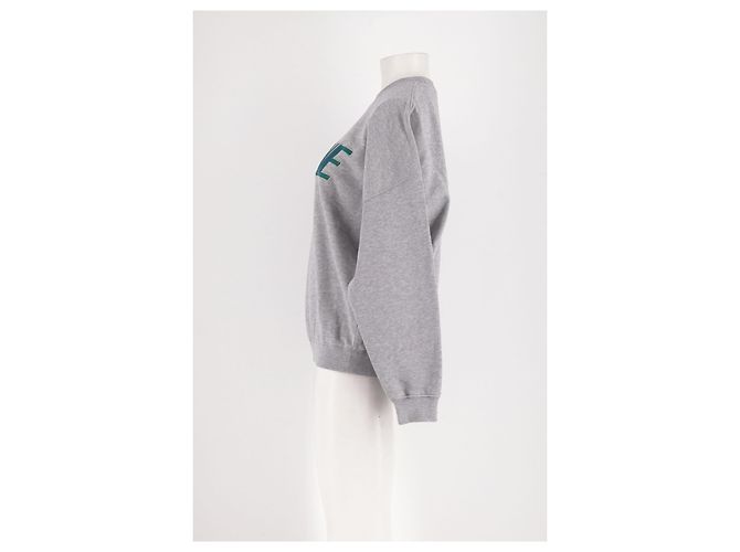 Autre Marque LA DOUBLEJ Grauer Baumwoll-Sweatshirt Divine - Ansicht 3