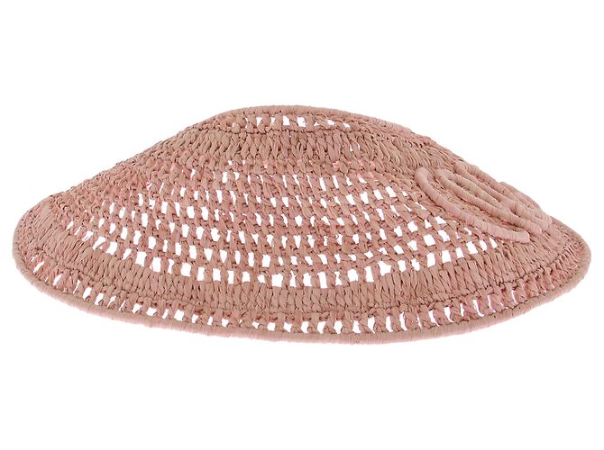 Chloé Cappello di rafia rosa - vista 2