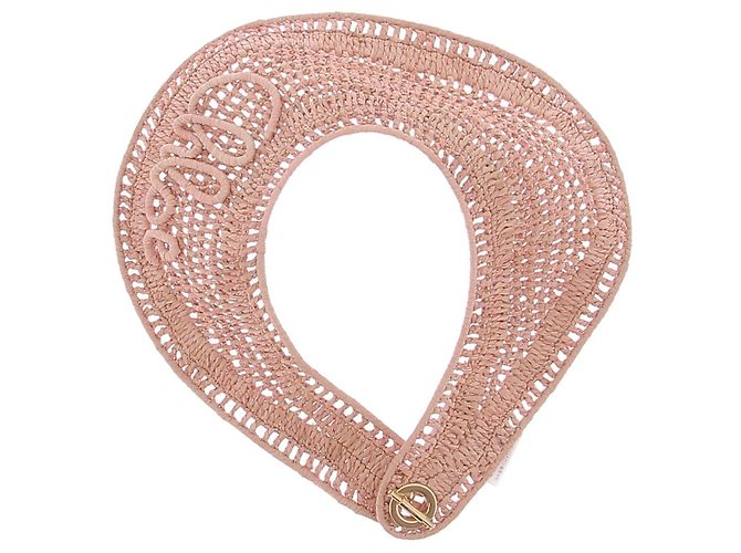 Chloé Cappello di rafia rosa - vista 6
