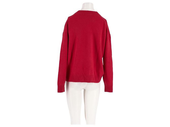 Anine Bing Roter Kaschmirpullover - Ansicht 2