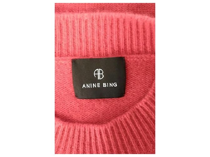 Anine Bing Roter Kaschmirpullover - Ansicht 7