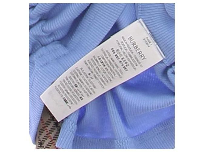 Top de algodón azul Burberry - vista 5