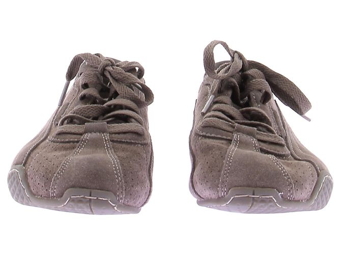 Jil Sander Baskets K-street marron - vue 3