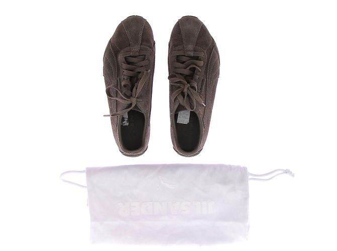 Jil Sander Baskets K-street marron - vue 7