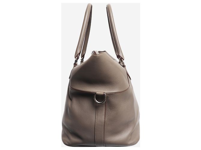 Hermès Bolsa tool box em couro swift Gris Etain 2012 - vista 2