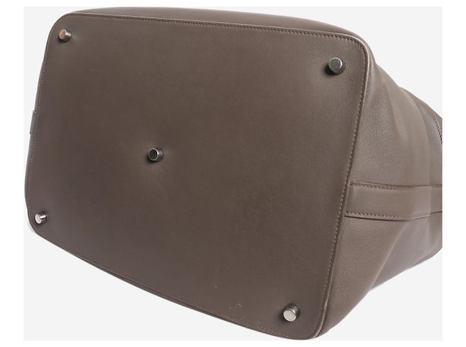 Hermès Bolsa tool box em couro swift Gris Etain 2012 - vista 5