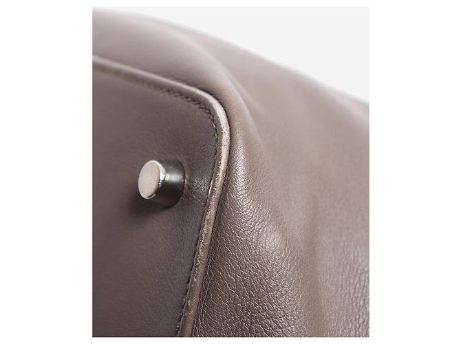 Hermès Bolsa tool box em couro swift Gris Etain 2012 - vista 6
