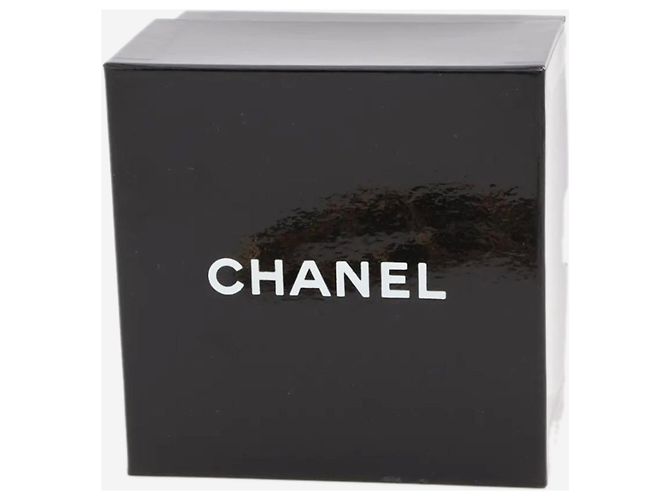 Chanel Black and gold Coco Mark 1982 chain belt - view 8