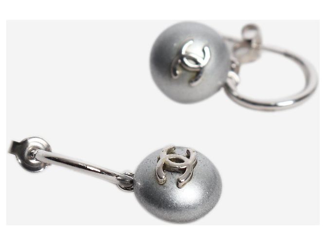 Chanel Silver Coco Mark 99P Ohrringe - Ansicht 2