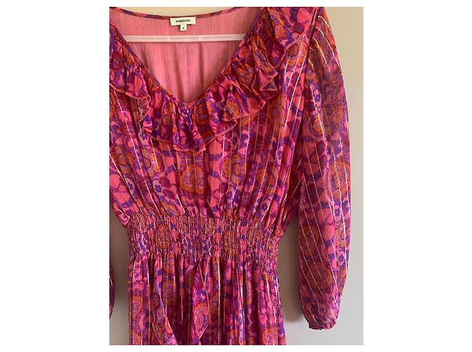 Manoush Langes Kleid mit Rüschen und Blumenprint 40 - Ansicht 3