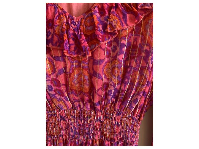 Manoush Langes Kleid mit Rüschen und Blumenprint 40 - Ansicht 4