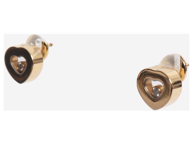 Chopard Happy Diamonds Icons Heart Ohrringe aus 18k Gold - Ansicht 2