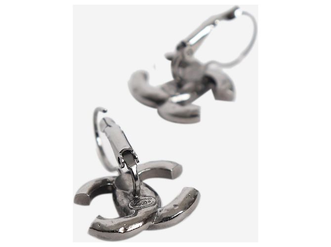 Chanel Orecchini Silver Coco Mark 17B - vista 3