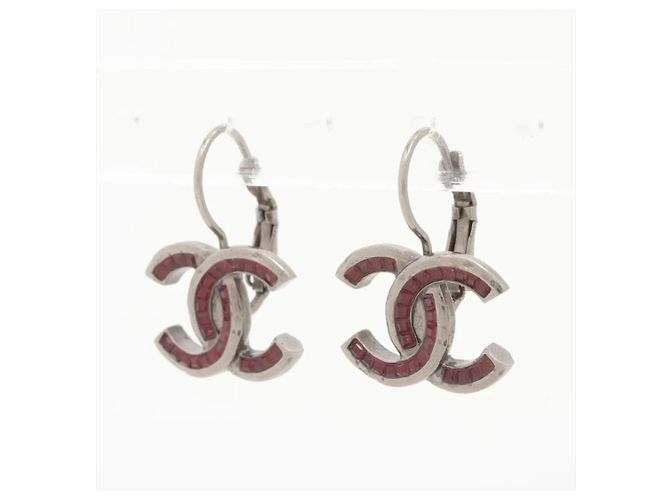 Chanel Orecchini Silver Coco Mark 17B - vista 6