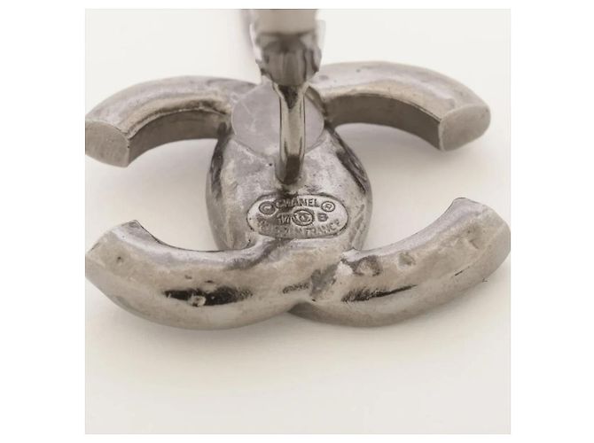Chanel Orecchini Silver Coco Mark 17B - vista 8