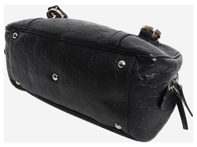 Borsa a tracolla Guccissima nera - vista 3