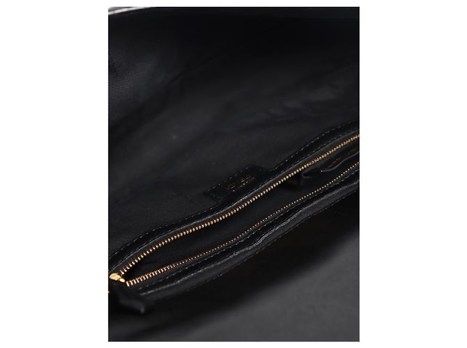 Fendi Sac Baguette en cuir noir - vue 8