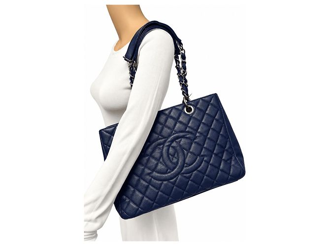 Chanel Navy 2009 Caviar GST Tote - Ansicht 4