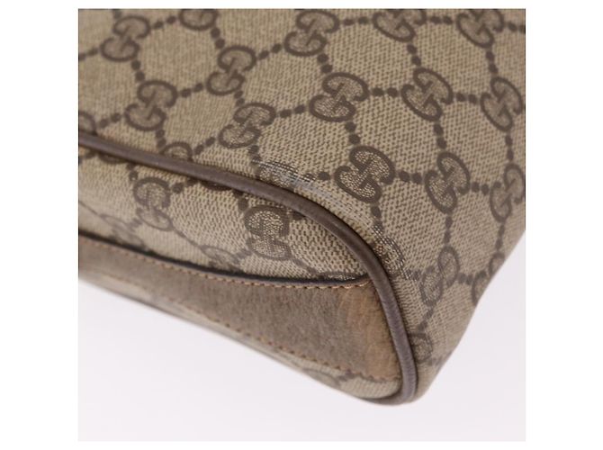 Borsa a tracolla GUCCI GG Supreme Web Sherry Line PVC Beige 89 02 017 - vista 19