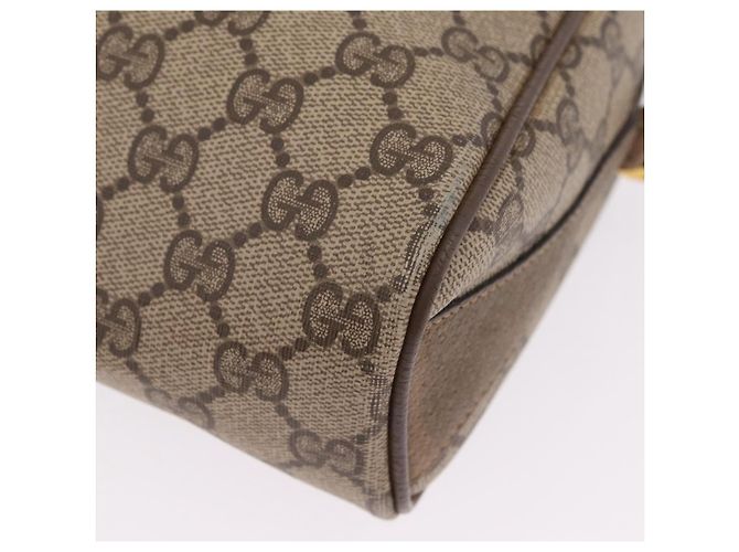 Borsa a tracolla GUCCI GG Supreme Web Sherry Line PVC Beige 89 02 017 - vista 20