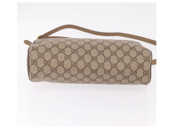 Borsa a tracolla GUCCI GG Supreme Web Sherry Line PVC Beige 89 02 017 - vista 8