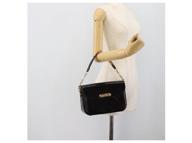 LOUIS VUITTON Borsa Rodeo Drive Monogram Vernis Amarante M93598 LV - vista 21