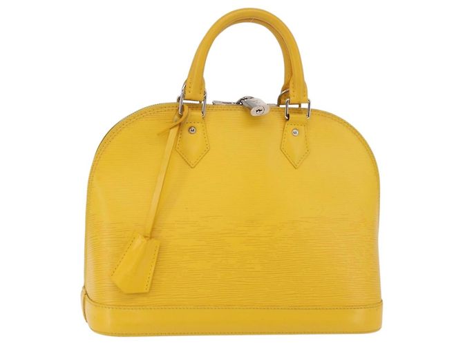 Borsa a mano LOUIS VUITTON Epi Alma PM Yellow citron M40619 LV - vista 27