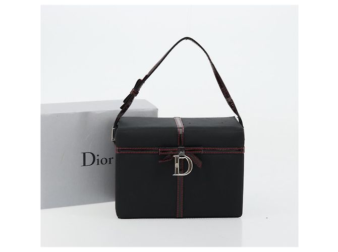 Necessaire Christian Dior Nylon Nero Argento - vista 12