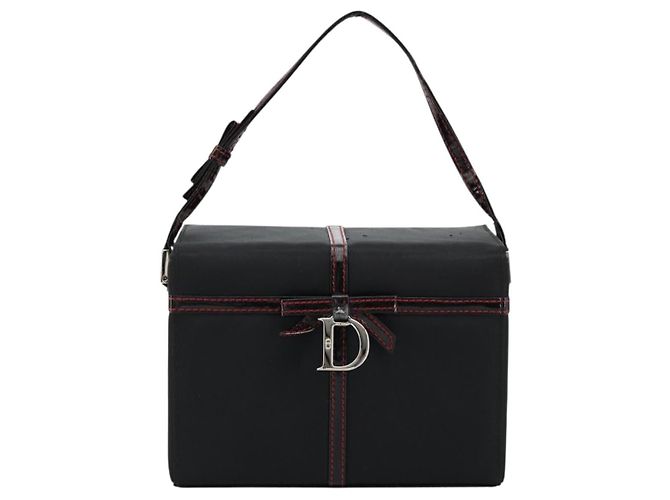 Necessaire Christian Dior Nylon Nero Argento - vista 13