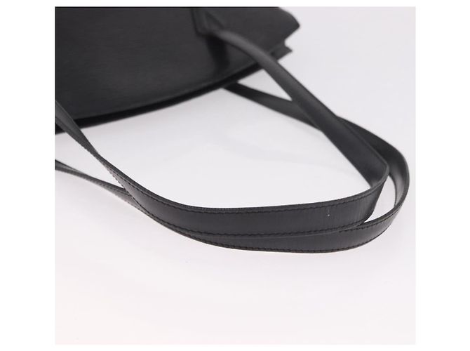 LOUIS VUITTON Borsa a spalla Shopping Saint Jacques in pelle Epi Nera M52272 - vista 7