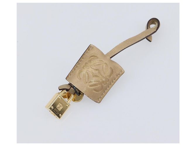 LOEWE Amazona 28 Bolsa de mão em couro dourado - vista 12