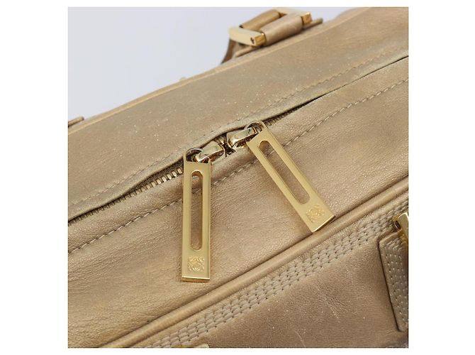 LOEWE Amazona 28 Bolsa de mão em couro dourado - vista 22