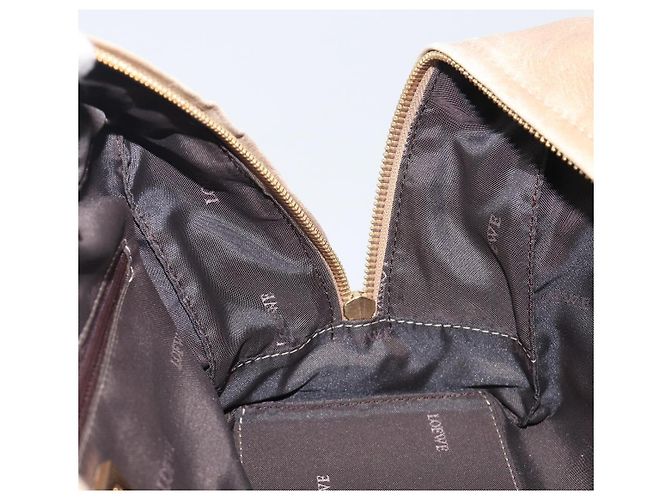 LOEWE Amazona 28 Bolsa de mão em couro dourado - vista 24