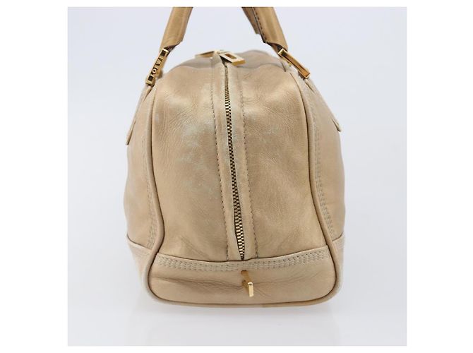 LOEWE Amazona 28 Bolsa de mão em couro dourado - vista 4