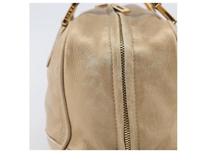 LOEWE Amazona 28 Bolsa de mão em couro dourado - vista 5