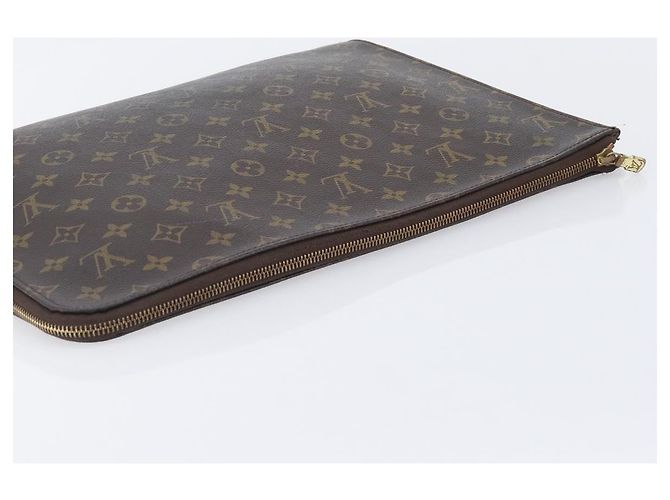 LOUIS VUITTON Monogram Posh Documents Clutch Bag LV - vue 5